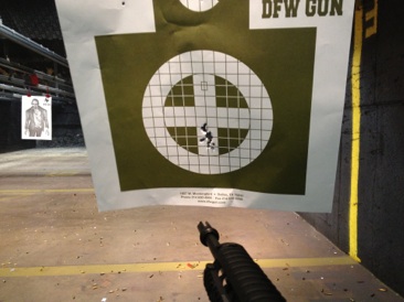 target with 20rnds in it